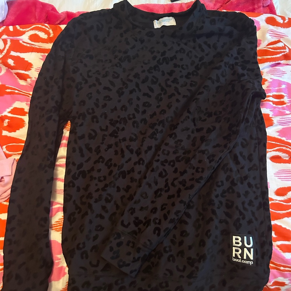 Burn boot camp leopard long sleeve